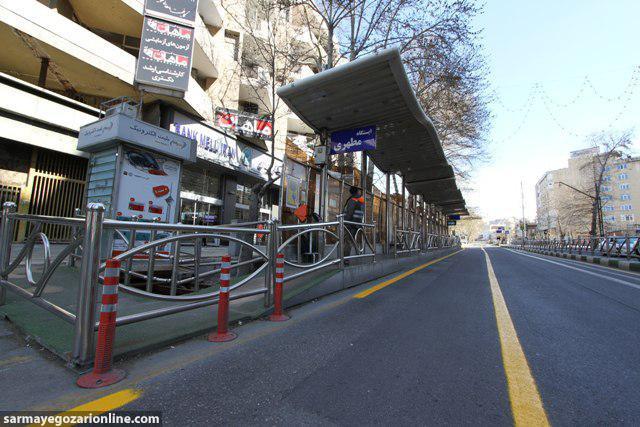 مقاوم سازی ۲۰۰ سرپناه ایستگاه اتوبوس در قلب تهران