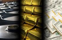 بازارها در هراس سقوط ۱۰ درصدی قیمت نفت/ افزایش چشمگیر فلز زرد
