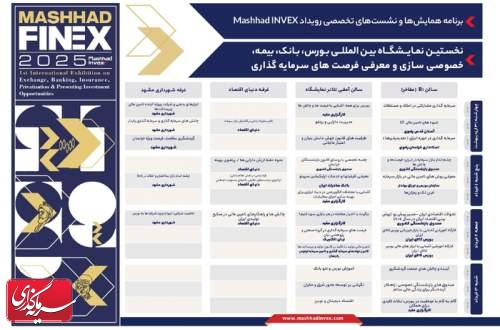 نمایشگاه «مشهد اینوکس فاینکس» با زنجیره‌ای از نشست‌های تخصصی آغاز به کار می‌کند