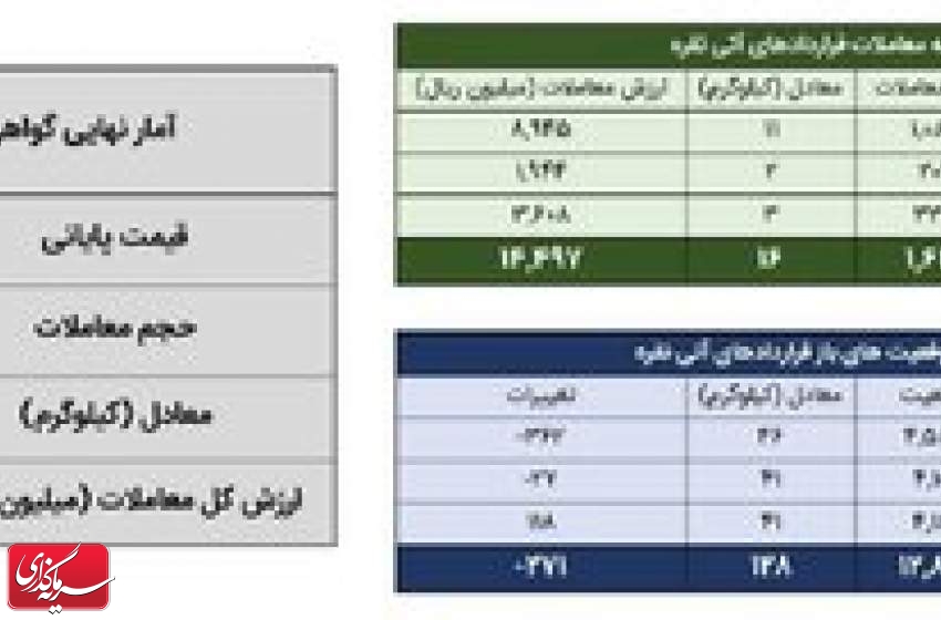 معامله ۹۶ کیلوگرم شمش نقره در بورس کالا
